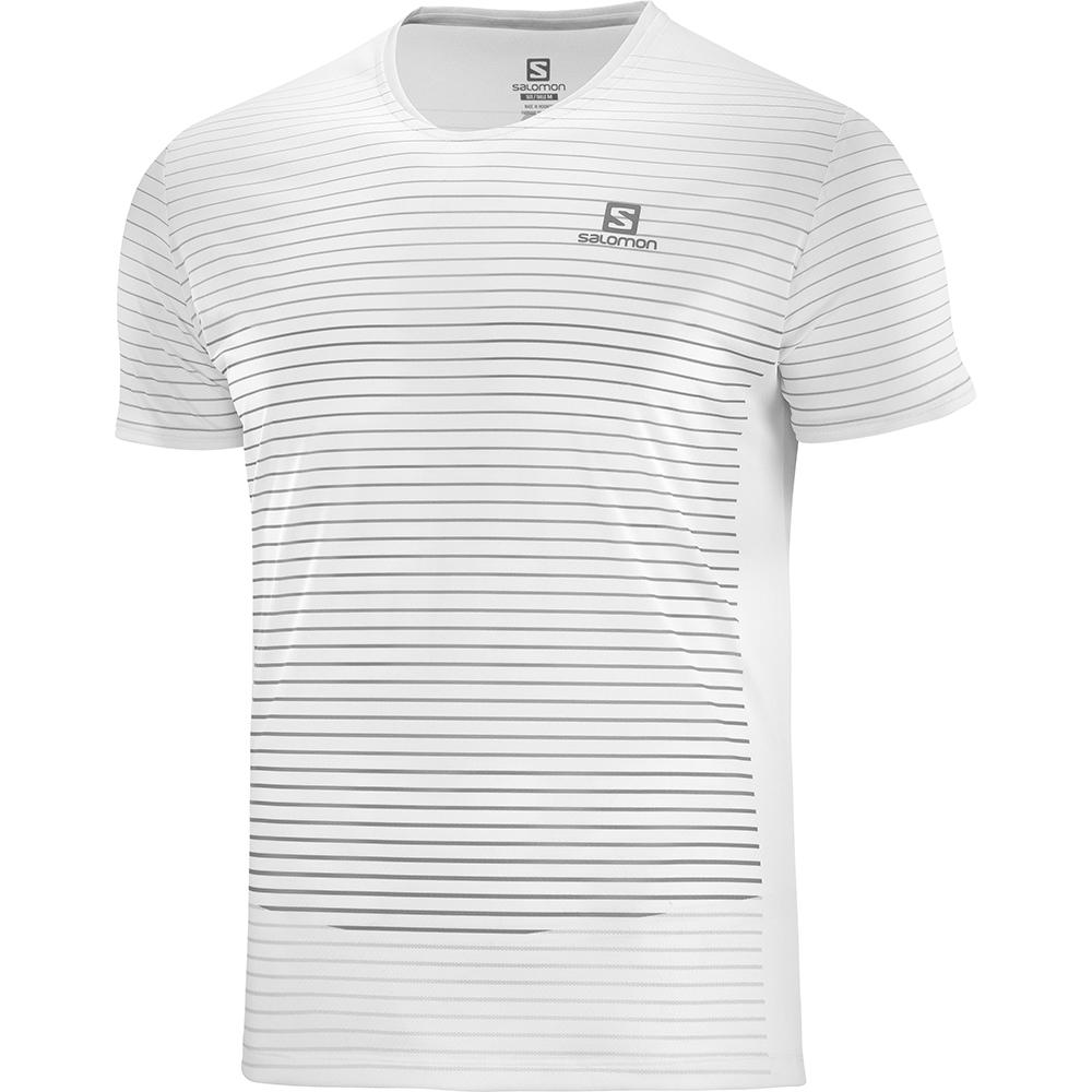 SALOMON UK SENSE M - Mens T-shirts White,FBVQ23614